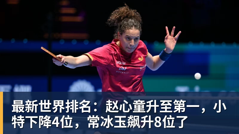 最新世界排名：赵心童升至第一，小特下降4位，常冰玉飙升8位了